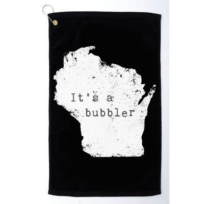Its A Bubbler Funny Wisconsin Slang Golf Towel
