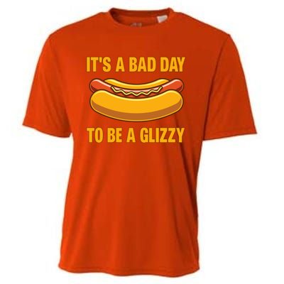 It’s A Bad Day To Be A Glizzy Hotdog Cooling Performance Crew T-Shirt