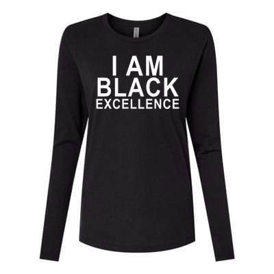 I Am Black Excellence Womens Cotton Relaxed Long Sleeve T-Shirt