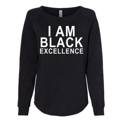 I Am Black Excellence Womens California Wash Sweatshirt