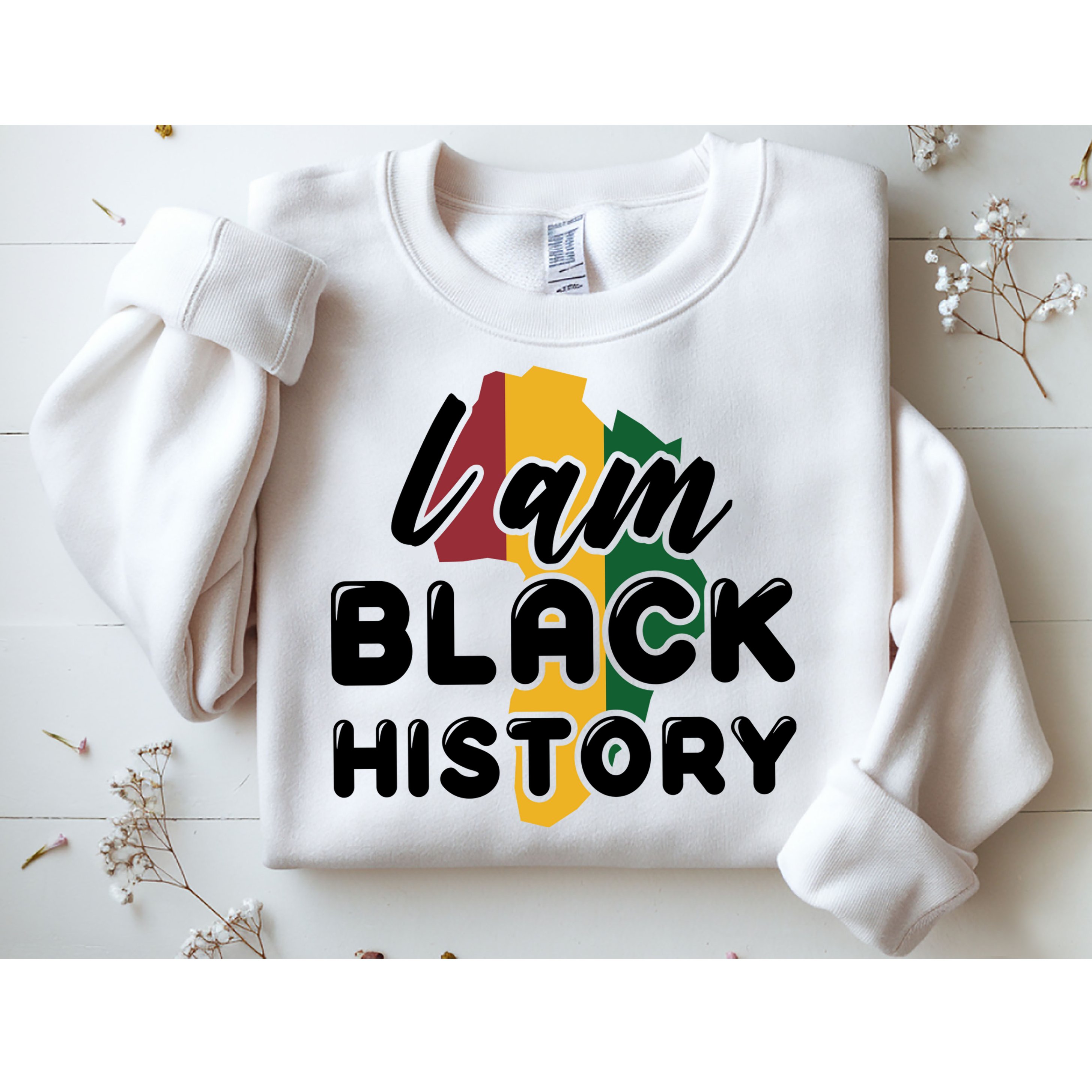 I Am Black History For Boy Black History Month Sweatshirt