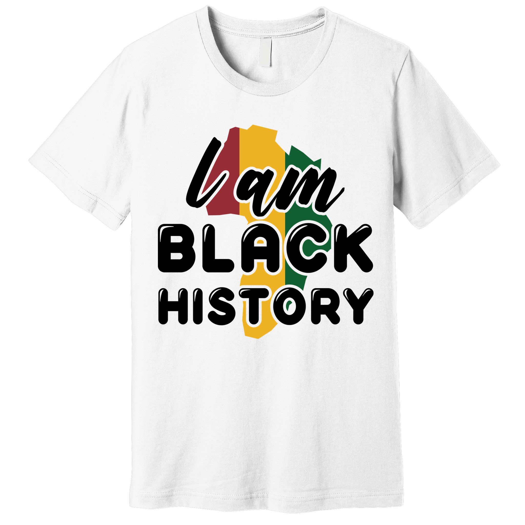 I Am Black History For Boy Black History Month Premium T-Shirt
