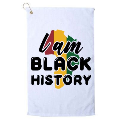 I Am Black History For Boy Black History Month Golf Towel