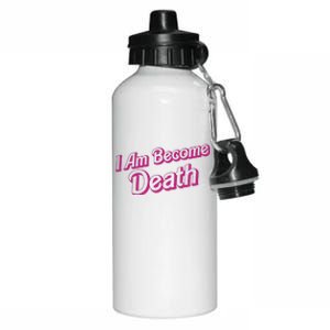 I Am Become Death In Pink Barbenheimer Aluminum Water Bottle