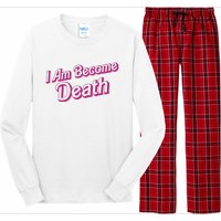 I Am Become Death In Pink Barbenheimer Long Sleeve Pajama Set