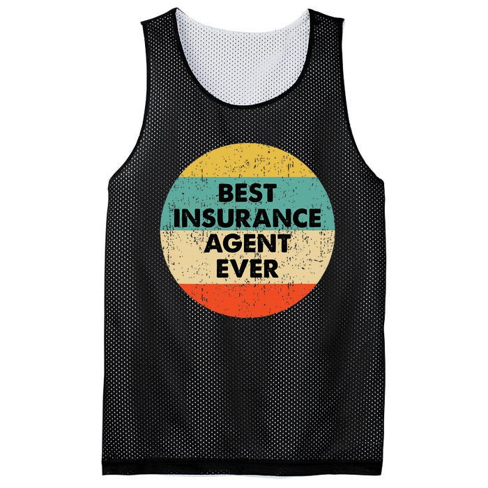 Insurance Agent Best Insurance Agent Ever Mesh Reversible Basketball Jersey Tank