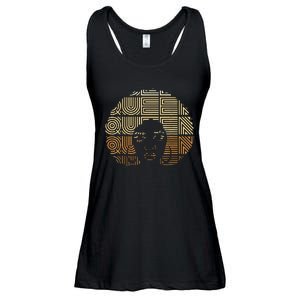 I Am Black History Month African American Queen Ladies Essential Flowy Tank