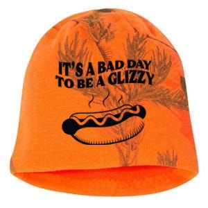 Its A Bad Day To Be A Glizzy Hot Dog Humor Sausage Lovers Kati - Camo Knit Beanie