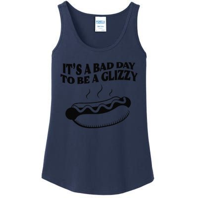 Its A Bad Day To Be A Glizzy Hot Dog Humor Sausage Lovers Ladies Essential Tank