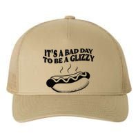 Its A Bad Day To Be A Glizzy Hot Dog Humor Sausage Lovers Yupoong Adult 5-Panel Trucker Hat