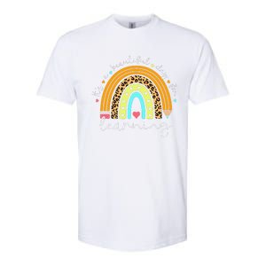 It's A Beautiful Day For Learning Rainbow Teacher Students Softstyle CVC T-Shirt