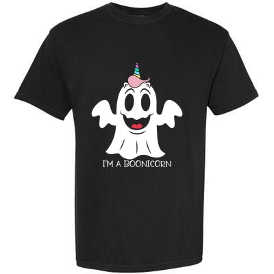 Im A Boonicorn Cute Unicorn Ghost Halloween Gift Garment-Dyed Heavyweight T-Shirt