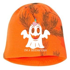 Im A Boonicorn Cute Unicorn Ghost Halloween Gift Kati - Camo Knit Beanie