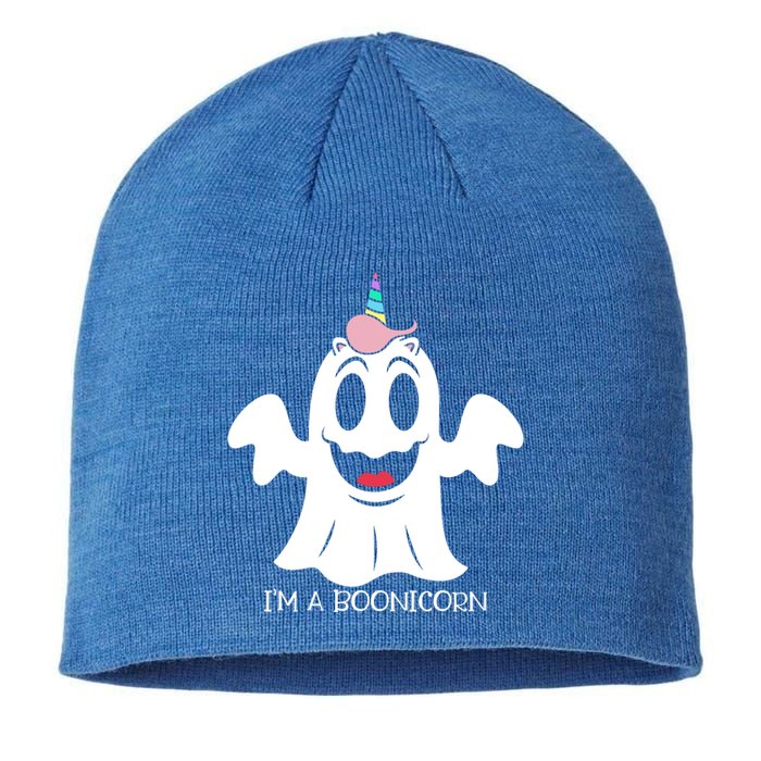 Im A Boonicorn Cute Unicorn Ghost Halloween Gift Sustainable Beanie