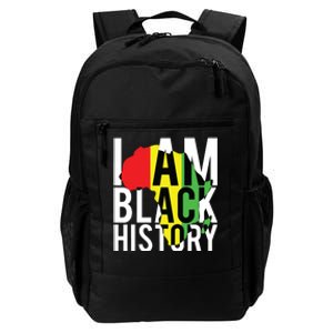 I Am Black History Black History Month Pride Gift Daily Commute Backpack