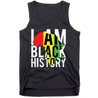 I Am Black History Black History Month Pride Gift Tank Top