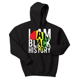 I Am Black History Black History Month Pride Gift Kids Hoodie