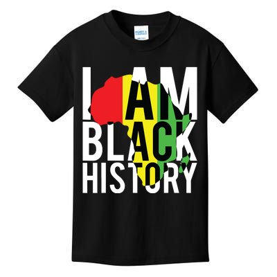 I Am Black History Black History Month Pride Gift Kids T-Shirt