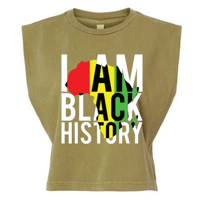 I Am Black History Black History Month Pride Gift Garment-Dyed Women's Muscle Tee