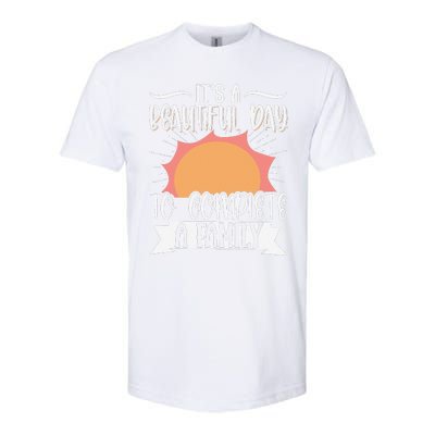 It’S A Beautiful Day To Complete A Family Adoption Day Softstyle® CVC T-Shirt