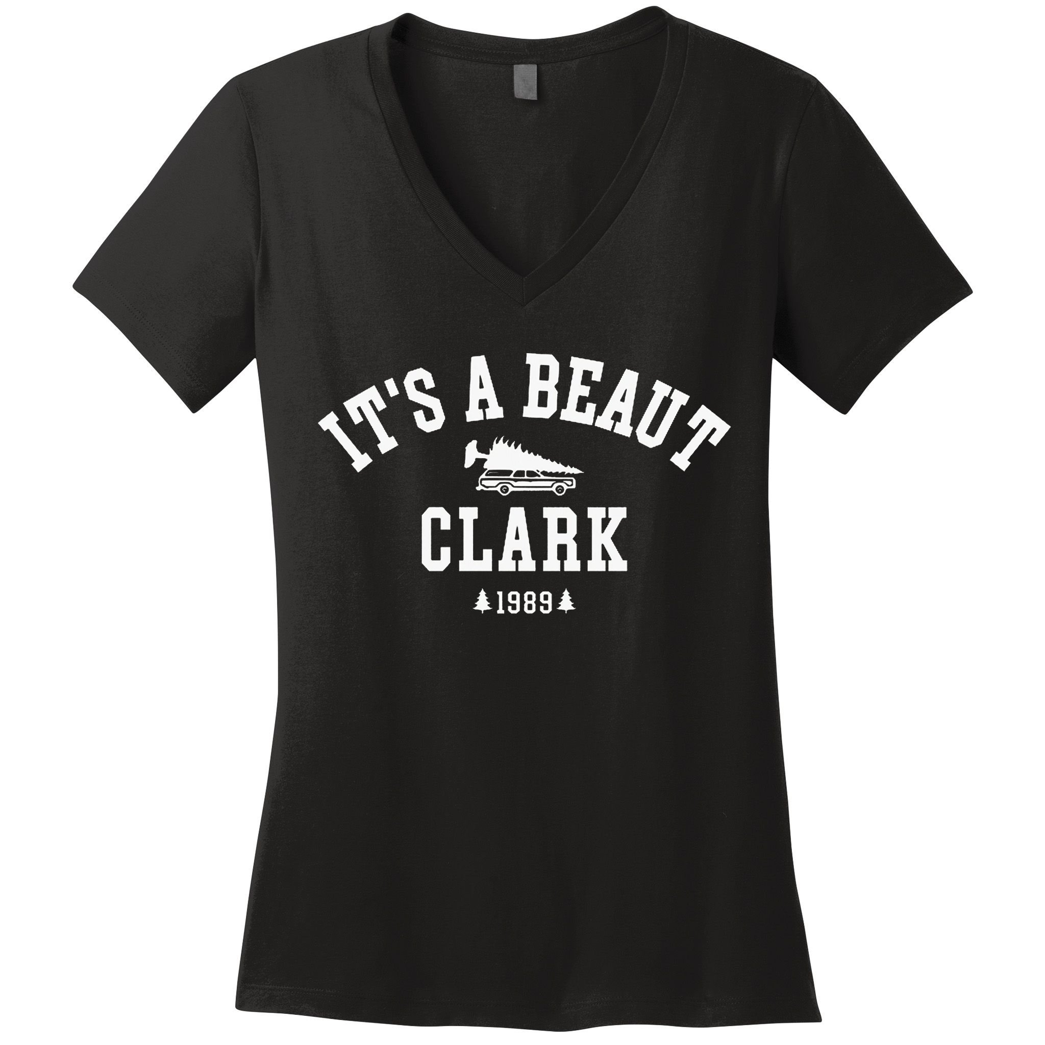 ItS A Beaut Clark Christmas Tree Funny ChristmasChristmas Gift Christmas In Women's V-Neck T-Shirt