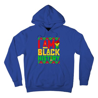 I Am Black History Month Pink And Green Juneteenth Cool Gift Hoodie