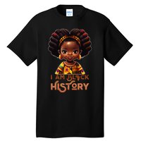 I Am Black History Month African American Melanin Queen  Tall T-Shirt