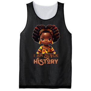 I Am Black History Month African American Melanin Queen  Mesh Reversible Basketball Jersey Tank