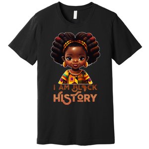 I Am Black History Month African American Melanin Queen  Premium T-Shirt