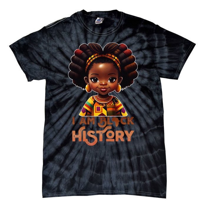 I Am Black History Month African American Melanin Queen  Tie-Dye T-Shirt