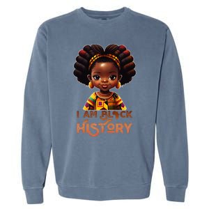 I Am Black History Month African American Melanin Queen  Garment-Dyed Sweatshirt