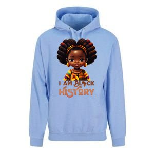 I Am Black History Month African American Melanin Queen  Unisex Surf Hoodie