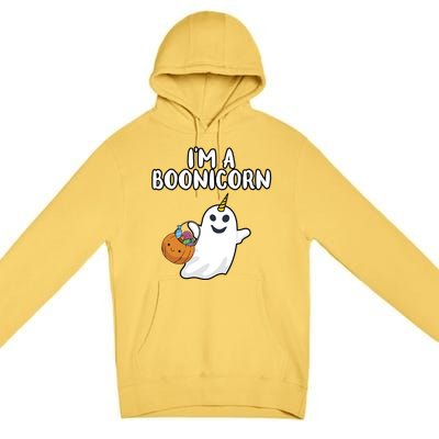 Im A Boonicorn Halloween Party Dress Unicorn Ghost Gift Premium Pullover Hoodie