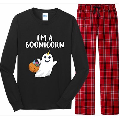 Im A Boonicorn Halloween Party Dress Unicorn Ghost Gift Long Sleeve Pajama Set