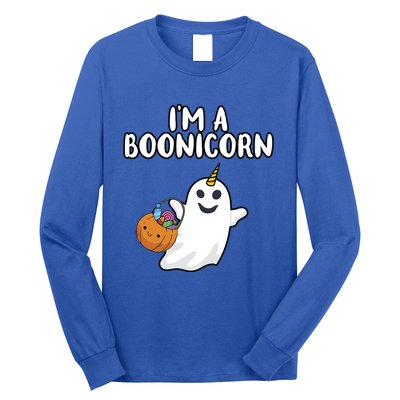 Im A Boonicorn Halloween Party Dress Unicorn Ghost Gift Long Sleeve Shirt