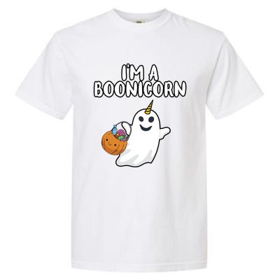 Im A Boonicorn Halloween Party Dress Unicorn Ghost Gift Garment-Dyed Heavyweight T-Shirt