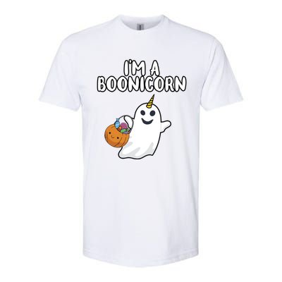 Im A Boonicorn Halloween Party Dress Unicorn Ghost Gift Softstyle CVC T-Shirt