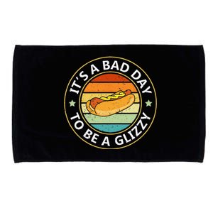 Its A Bad Day To Be A Glizzy For Hot Dog Lovers Microfiber Hand Towel