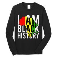 I Am Black History Month African American Pride Celebration Long Sleeve Shirt