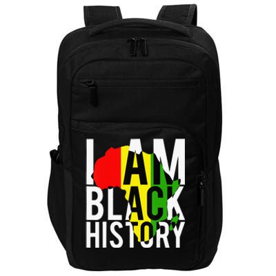 I Am Black History Month African American Pride Celebration Impact Tech Backpack