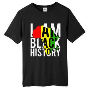 I Am Black History Month African American Pride Celebration Tall Fusion ChromaSoft Performance T-Shirt