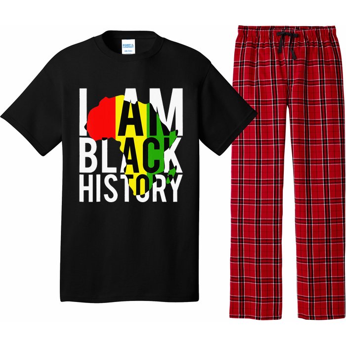 I Am Black History Month African American Pride Celebration Pajama Set