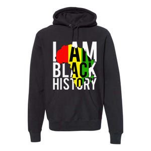 I Am Black History Month African American Pride Celebration Premium Hoodie