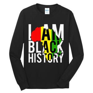 I Am Black History Month African American Pride Celebration Tall Long Sleeve T-Shirt