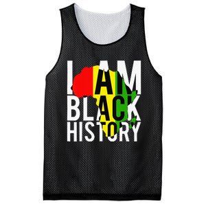 I Am Black History Month African American Pride Celebration Mesh Reversible Basketball Jersey Tank