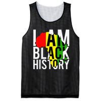 I Am Black History Month African American Pride Celebration Mesh Reversible Basketball Jersey Tank