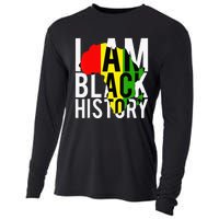 I Am Black History Month African American Pride Celebration Cooling Performance Long Sleeve Crew