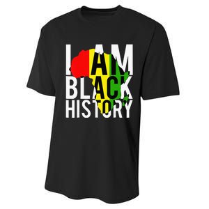 I Am Black History Month African American Pride Celebration Performance Sprint T-Shirt