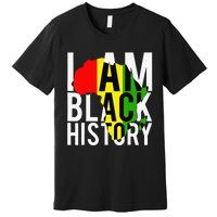 I Am Black History Month African American Pride Celebration Premium T-Shirt