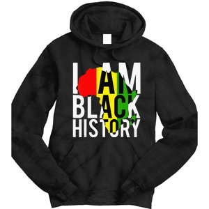 I Am Black History Month African American Pride Celebration Tie Dye Hoodie